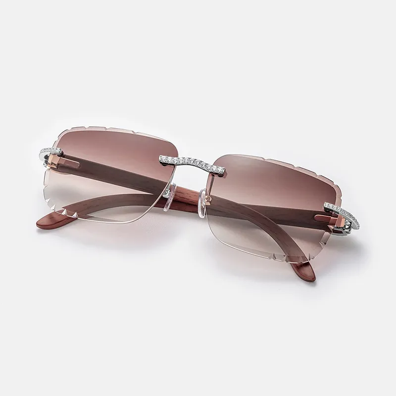 ICEGIANT 925 Sterling Silver Irregular Shape Sunglasses Unisex-3