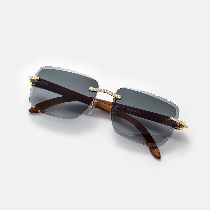 ICEGIANT 925 Sterling Silver Irregular Shape Sunglasses Unisex-10
