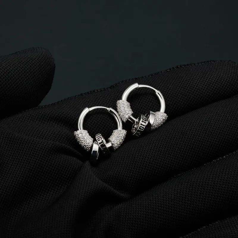 ICEGIANT S925 Silver Stud Earring Earrings Unisex-9