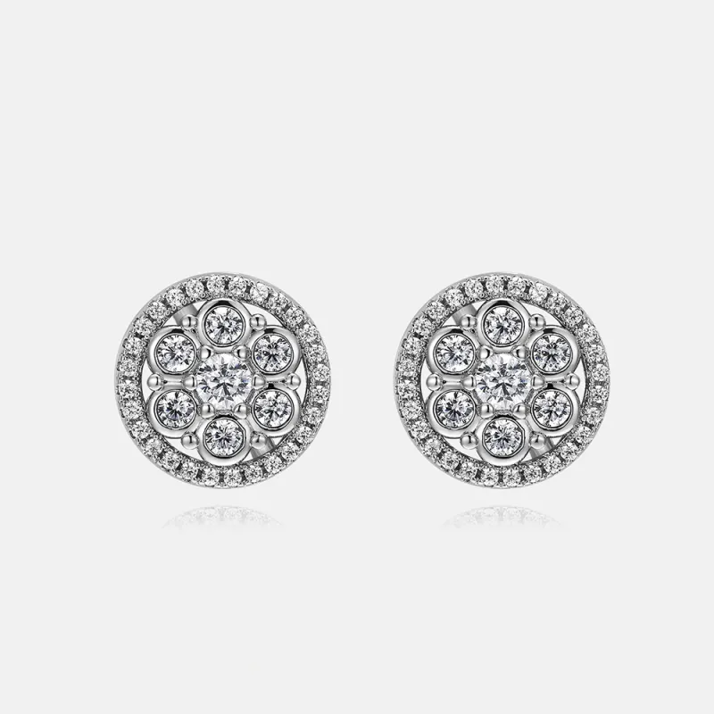 ICEGIANT 925 Sterling Silver Stud Earrings Unisex-5