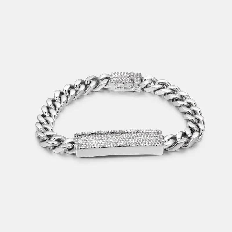 ICEGIANT Moissanite/S925 Silver/Titanium Steel Chain Bracelet Bracelets Men's-3