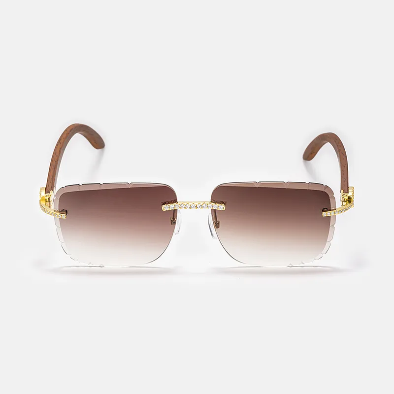 ICEGIANT 925 Sterling Silver Irregular Shape Sunglasses Unisex-15