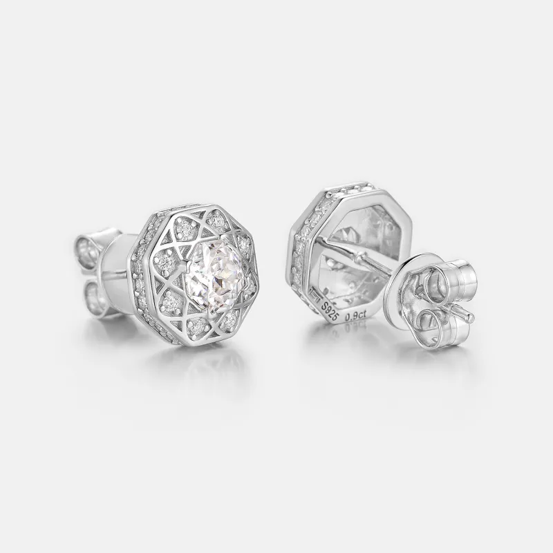 ICEGIANT S925 Silver Stud Earrings Unisex-4