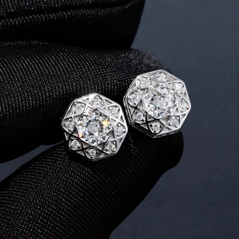 ICEGIANT S925 Silver Stud Earrings Unisex-7