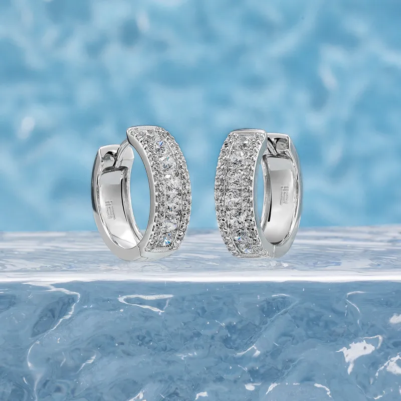 ICEGIANT 925 Sterling Silver Earrings Unisex-7