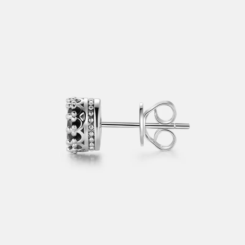 ICEGIANT 925 Sterling Silver Stud Earrings Unisex-1