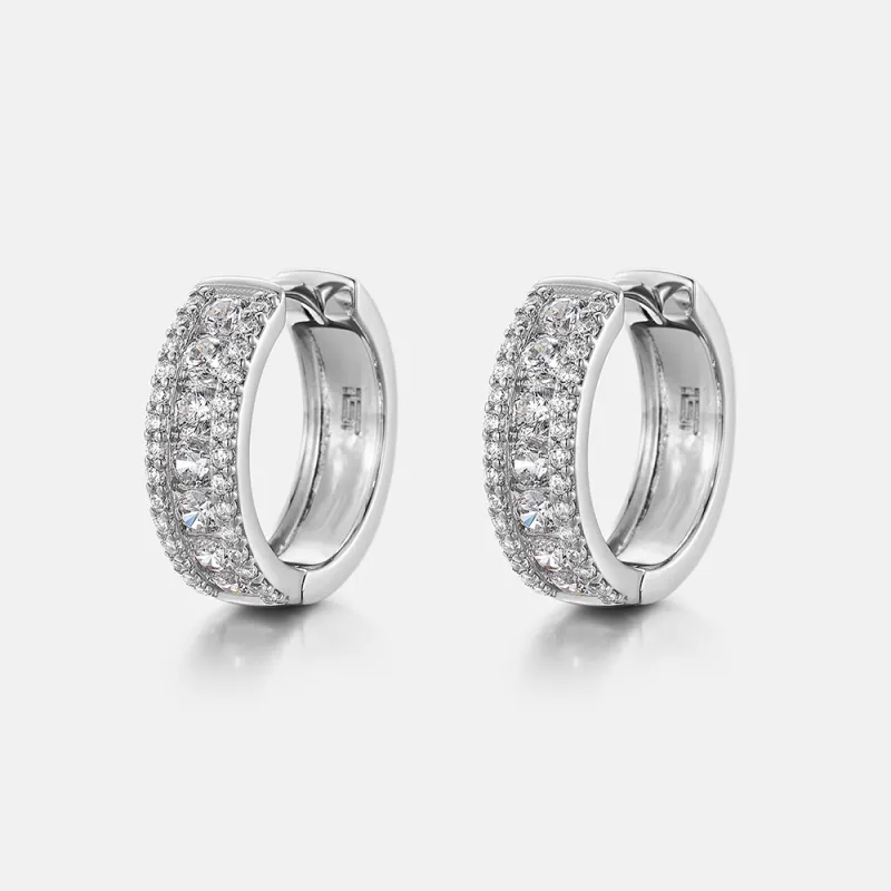 ICEGIANT 925 Sterling Silver Earrings Unisex-5