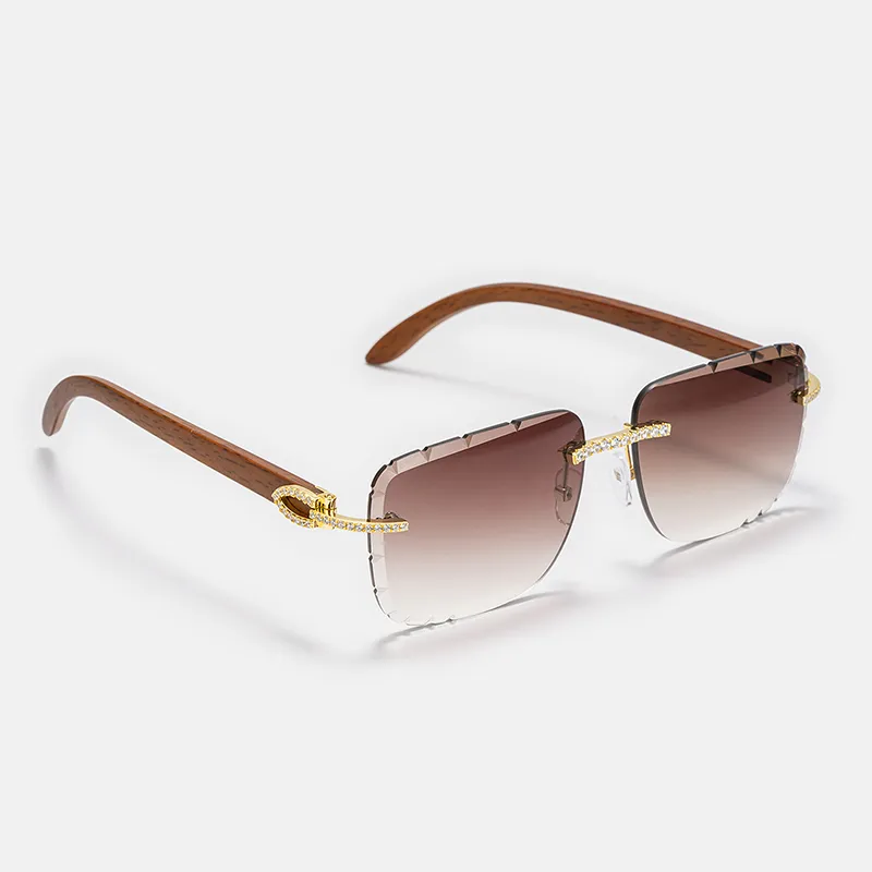 ICEGIANT 925 Sterling Silver Irregular Shape Sunglasses Unisex-13