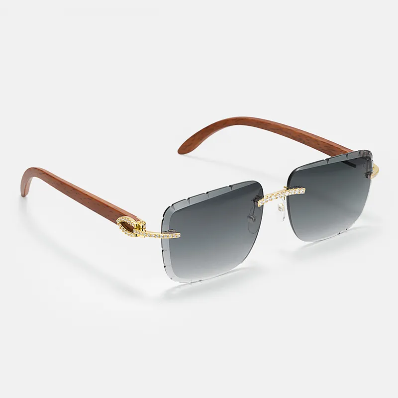 ICEGIANT 925 Sterling Silver Irregular Shape Sunglasses Unisex-9