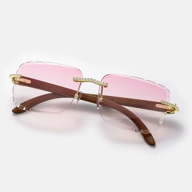 ICEGIANT 925 Sterling Silver Irregular Shape Sunglasses Unisex-23