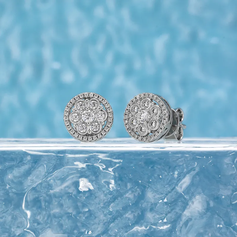 ICEGIANT 925 Sterling Silver Stud Earrings Unisex-9