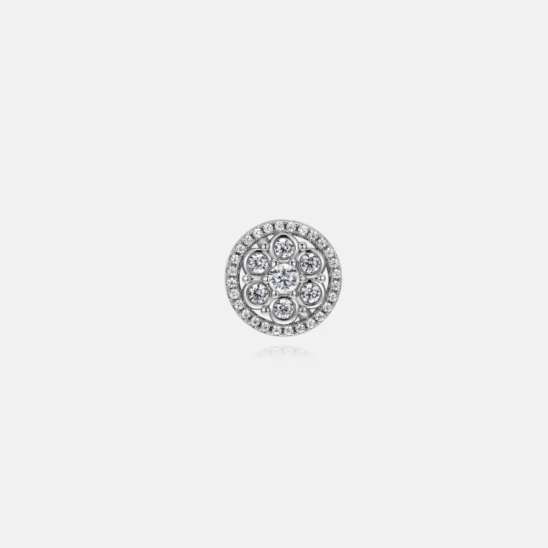 ICEGIANT 925 Sterling Silver Stud Earrings Unisex-1