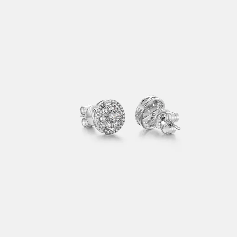 ICEGIANT 925 Sterling Silver Stud Earrings Unisex-7