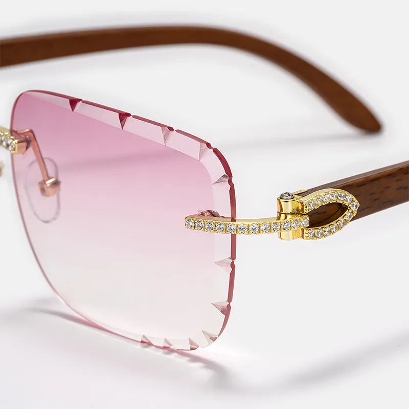ICEGIANT 925 Sterling Silver Irregular Shape Sunglasses Unisex-25