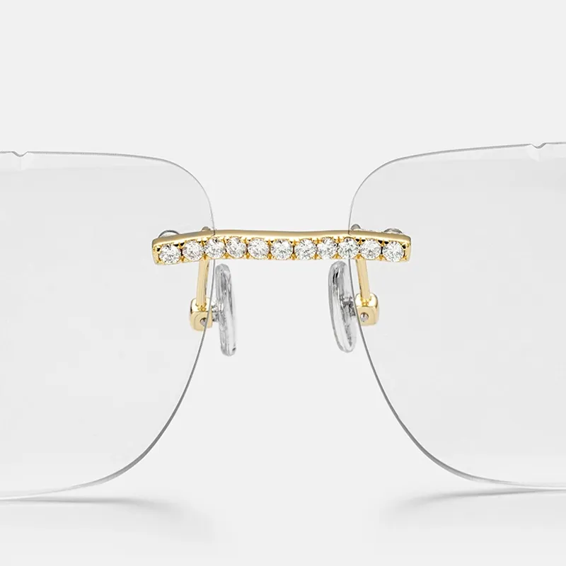 ICEGIANT 925 Sterling Silver Irregular Shape Sunglasses Unisex-20