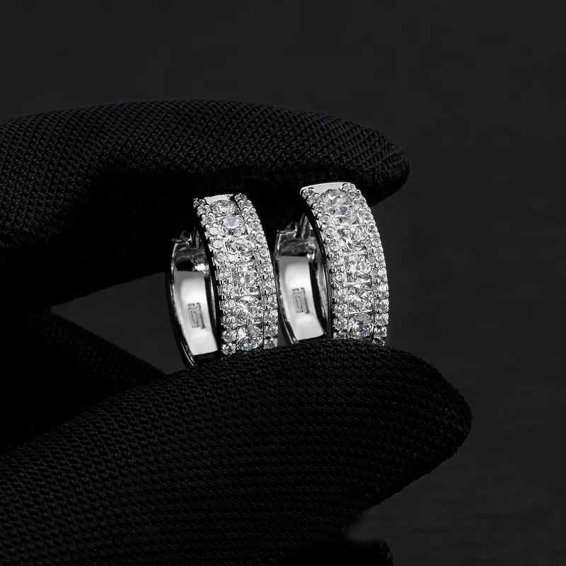 ICEGIANT 925 Sterling Silver Earrings Unisex-6