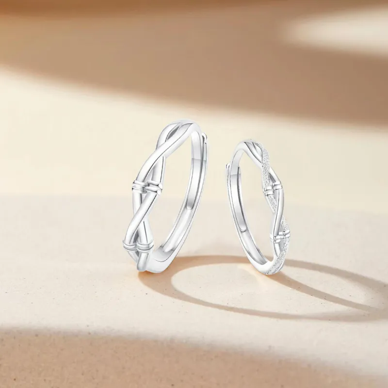 FANFRI Sterling Silver Rings Unisex-4