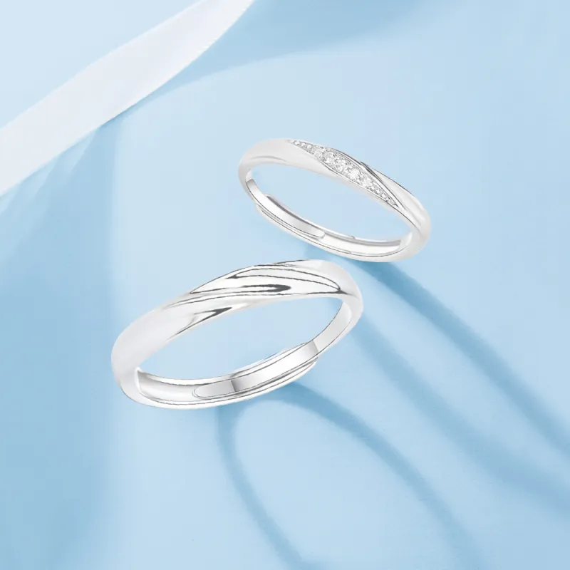 FANFRI Sterling Silver Rings Unisex-4