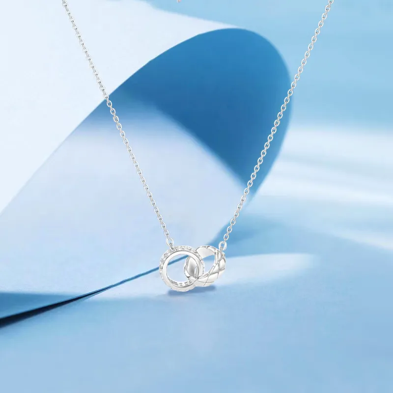 FANFRI Zircon Necklaces Women's Sweet Love Confession, Anniversary, Love Confession Box-2