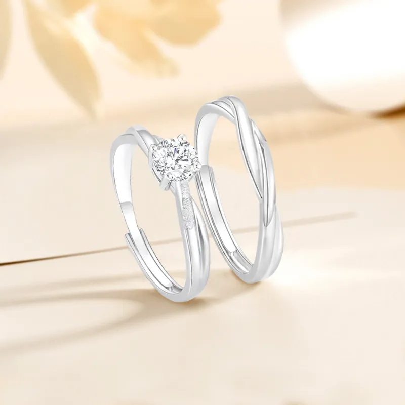 FANFRI Sterling Silver Rings Unisex-2