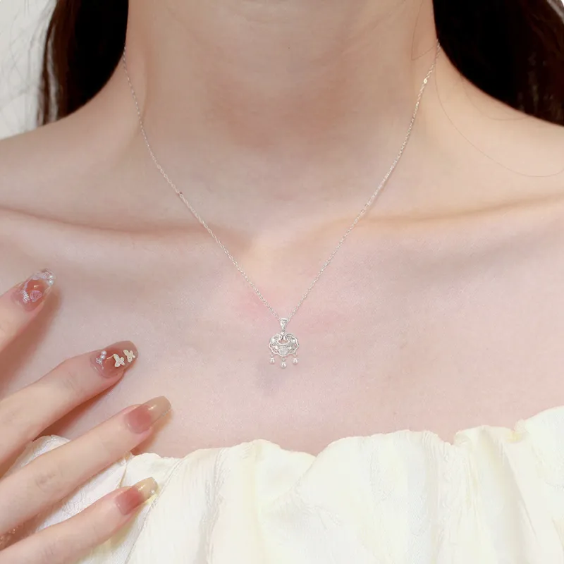 FANFRI Sterling Silver Necklaces Women's-3