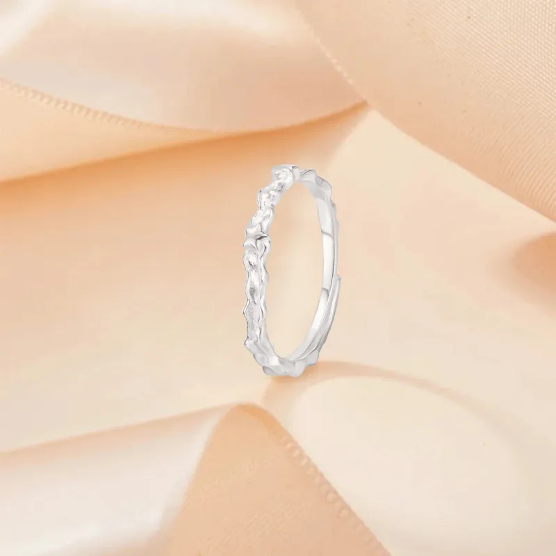 FANFRI Sterling Silver Rings Women's Birthday Gift For Girl Sweet Love Confession-2