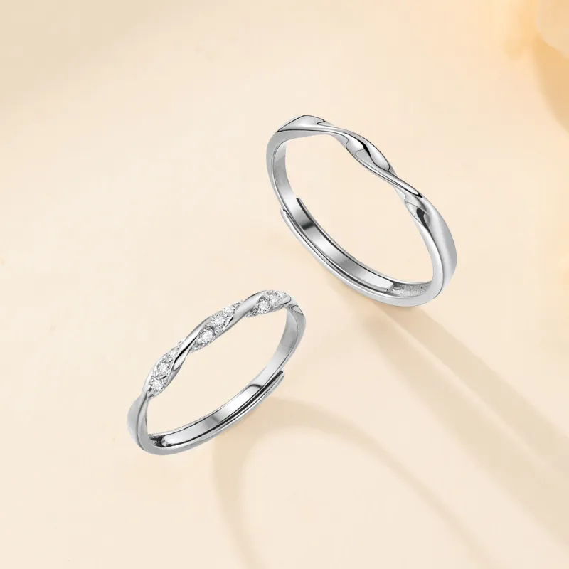 FANFRI 999 Fine Silver Rings Unisex-2