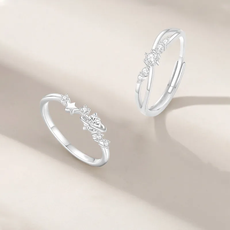 FANFRI 999 Fine Silver Rings Unisex-4