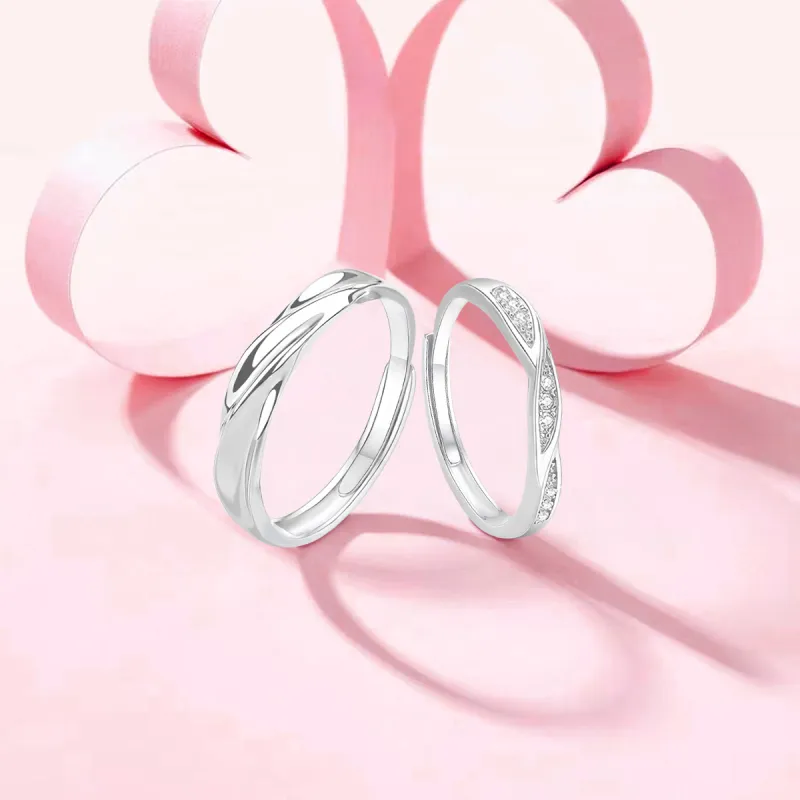 FANFRI Sterling Silver Rings Unisex-1