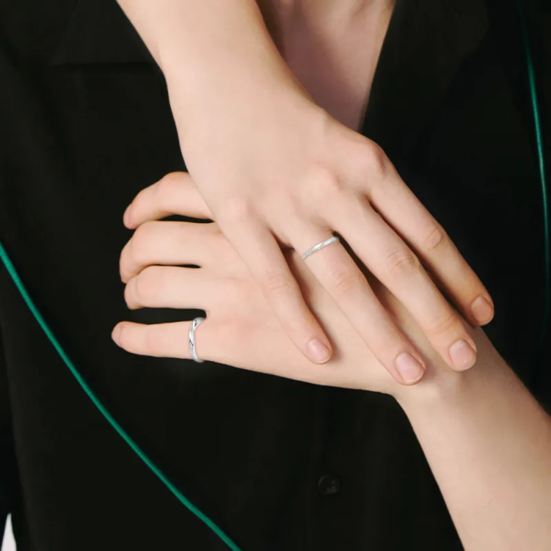 FANFRI Sterling Silver Rings Unisex-1