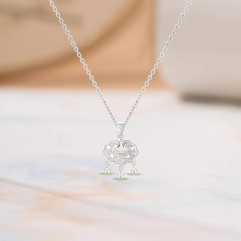 FANFRI Sterling Silver Necklaces Women's-4