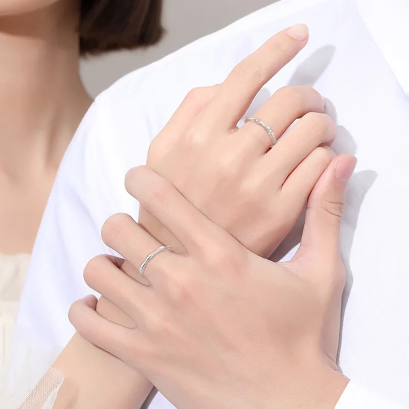 FANFRI Sterling Silver Rings Unisex-3