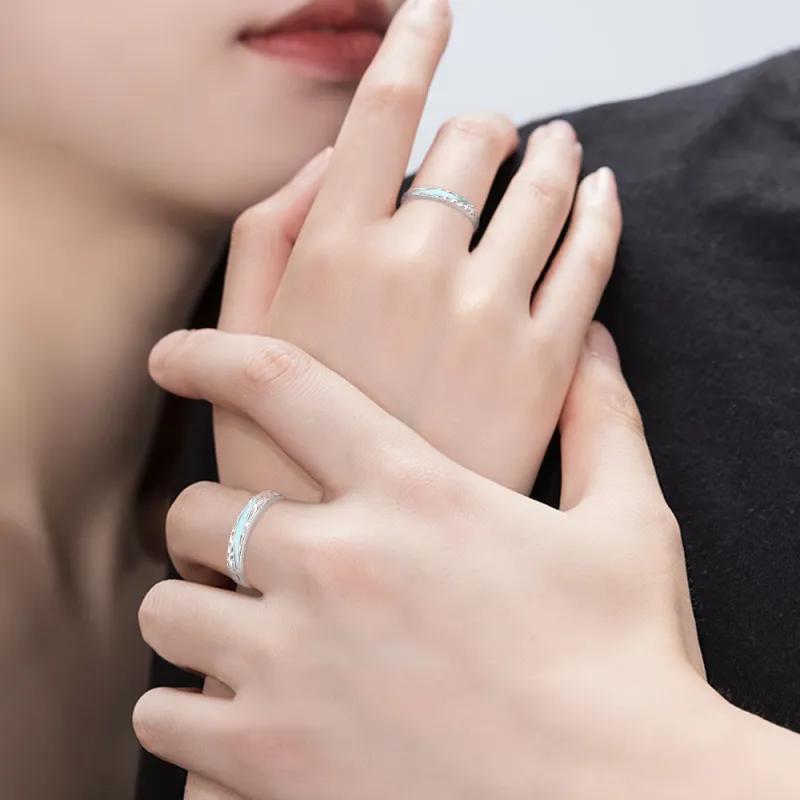 FANFRI Sterling Silver Rings Unisex-4