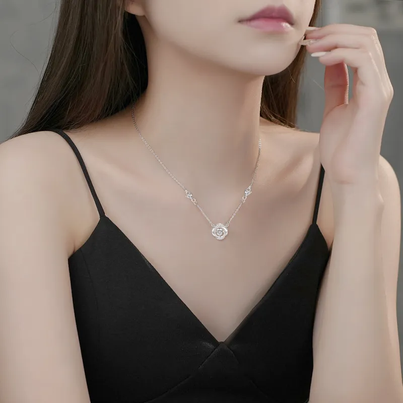 FANFRI Zircon Necklaces Women's Sweet Box-1