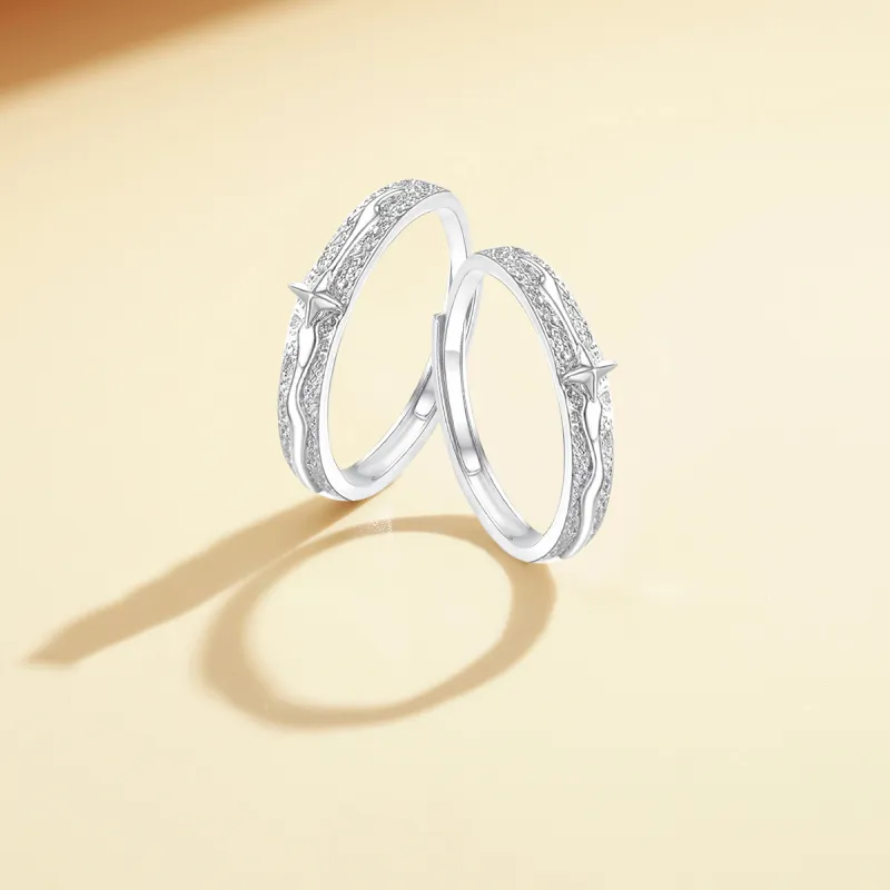 FANFRI Sterling Silver Rings Unisex Sweet Love Date Confession Box-4