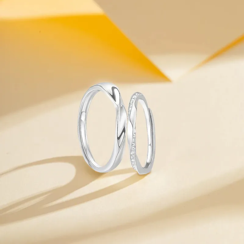 FANFRI Sterling Silver Rings Unisex-4