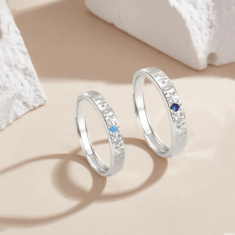 FANFRI Zircon Rings Unisex Love Confession Box-4