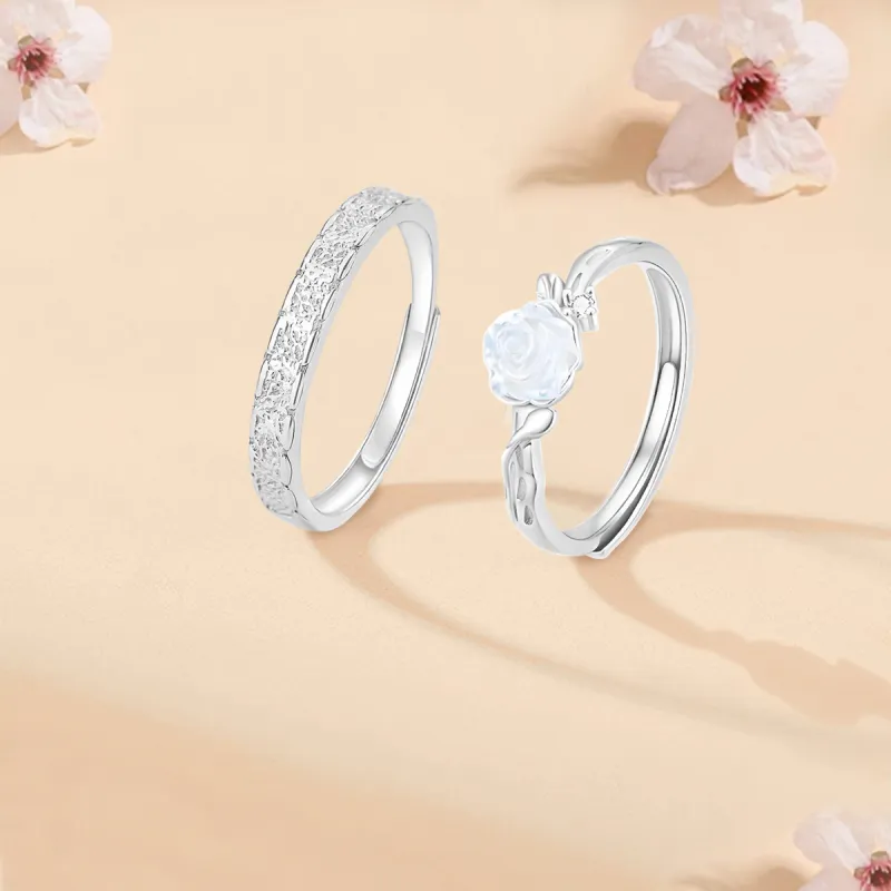 FANFRI Sterling Silver Rings Unisex-6