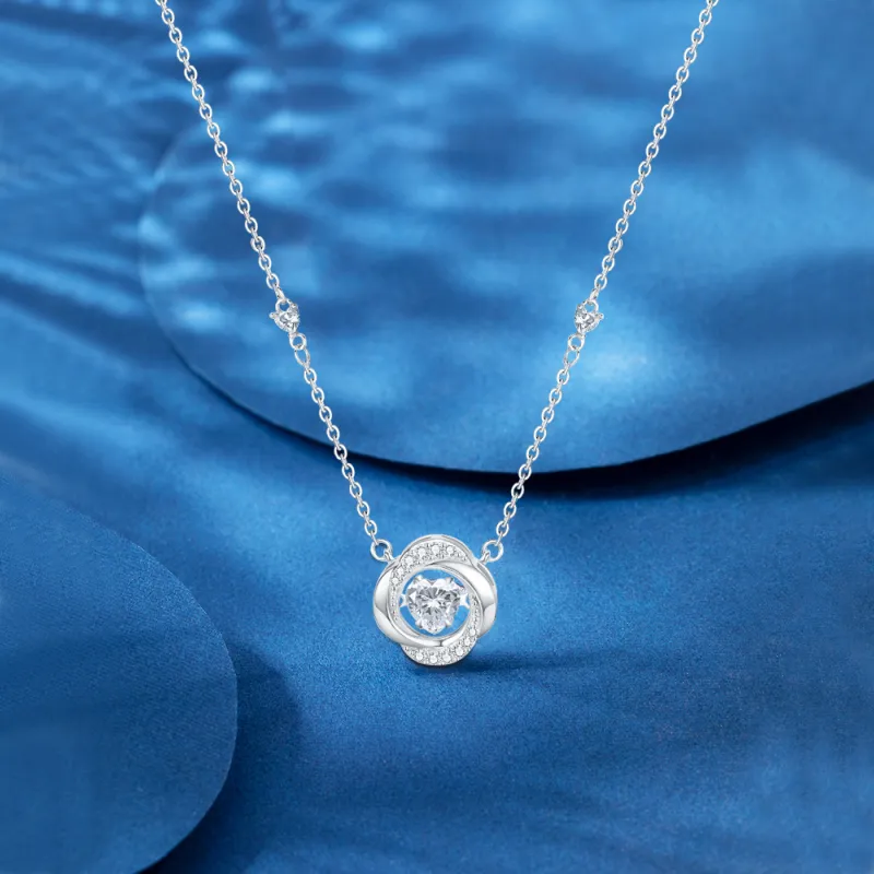FANFRI Zircon Necklaces Women's Sweet Box-2