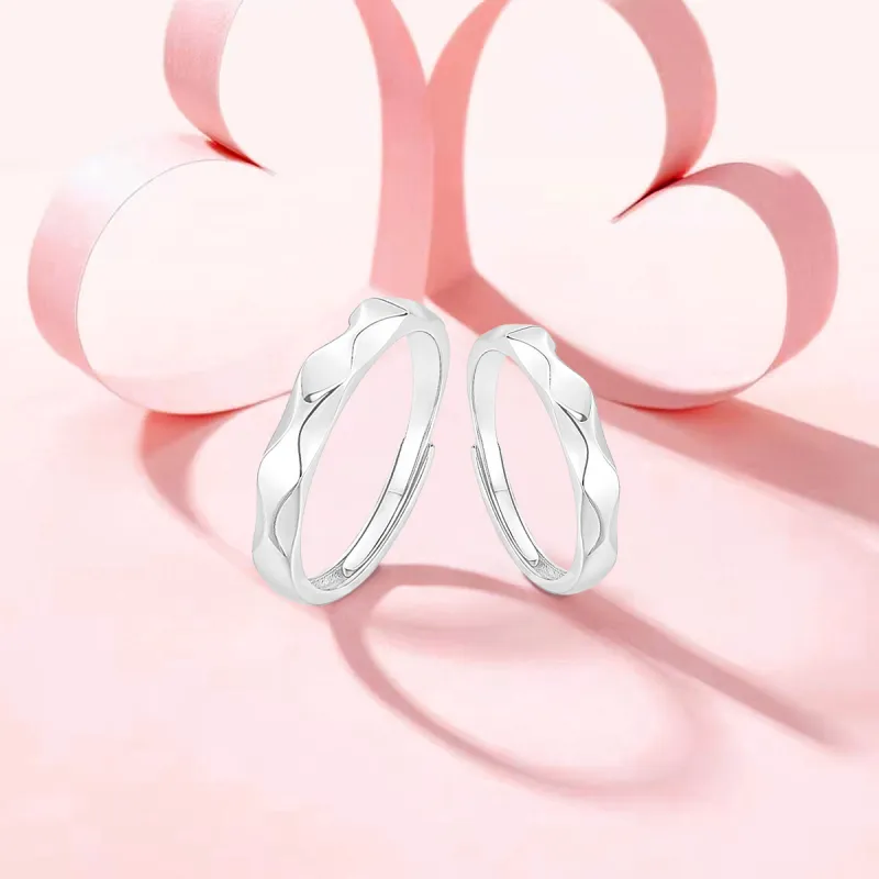 FANFRI Sterling Silver Rings Unisex Birthday Anniversary Sweet Box-5