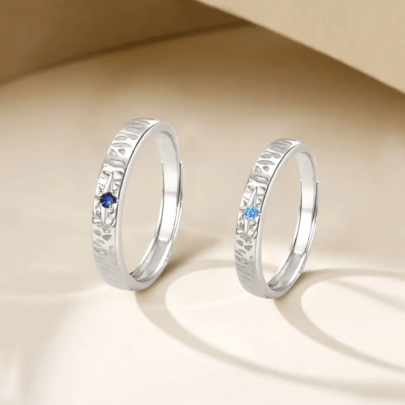 FANFRI Zircon Rings Unisex Love Confession Box-2