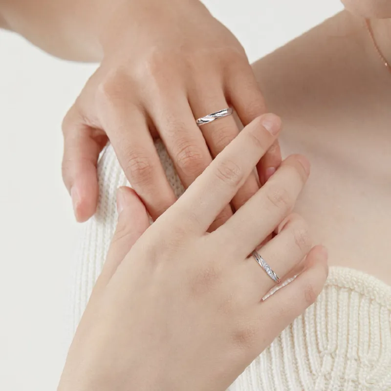 FANFRI Sterling Silver Rings Unisex-1
