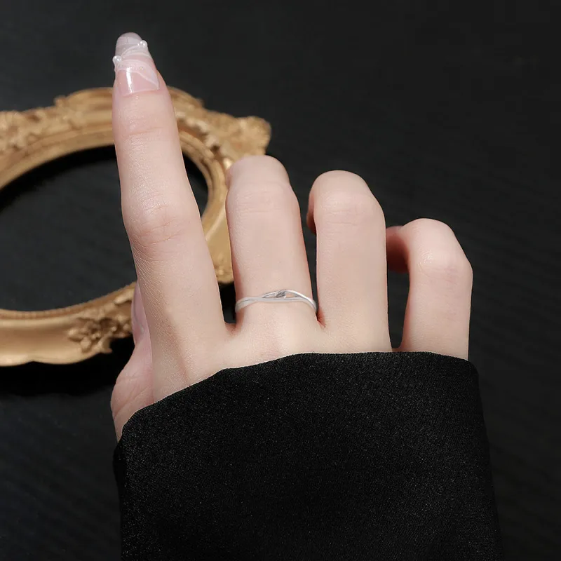 FANFRI Sterling Silver Rings Unisex-1