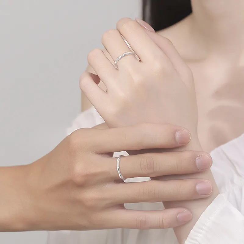 FANFRI Sterling Silver Rings Unisex-1