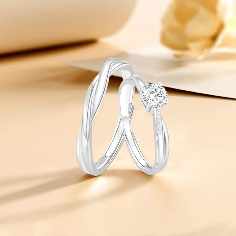 FANFRI Sterling Silver Rings Unisex-4