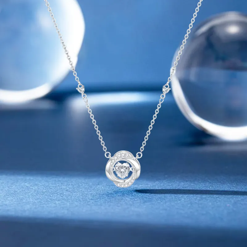 FANFRI Zircon Necklaces Women's Sweet Box-4