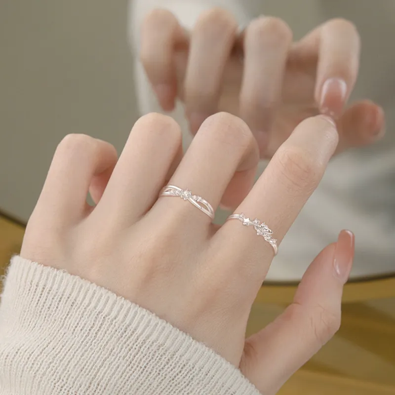 FANFRI 999 Fine Silver Rings Unisex-1