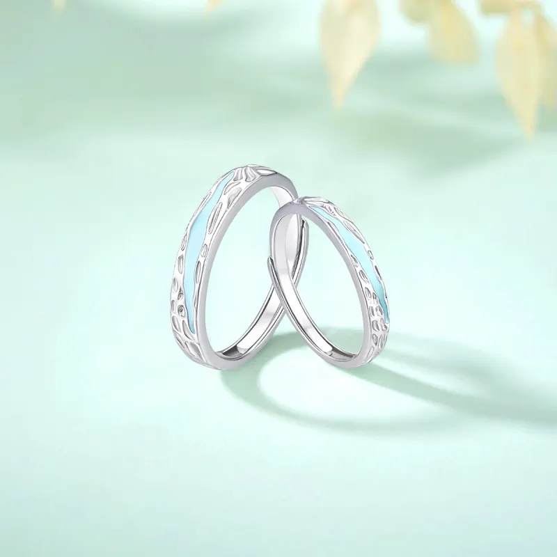 FANFRI Sterling Silver Rings Unisex-6
