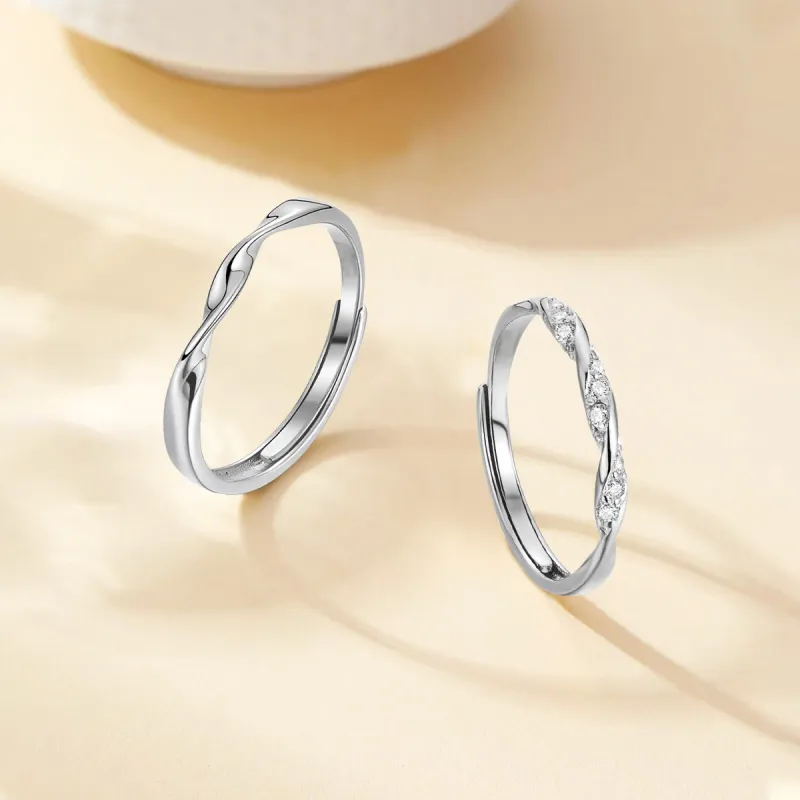 FANFRI 999 Fine Silver Rings Unisex-4