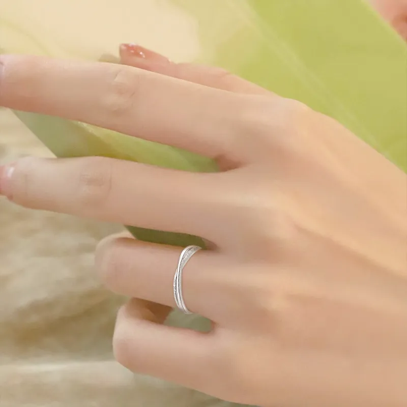 FANFRI Sterling Silver Rings Unisex-3